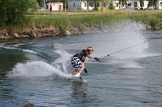 Wakeboard vkend + test nov trampolny:)